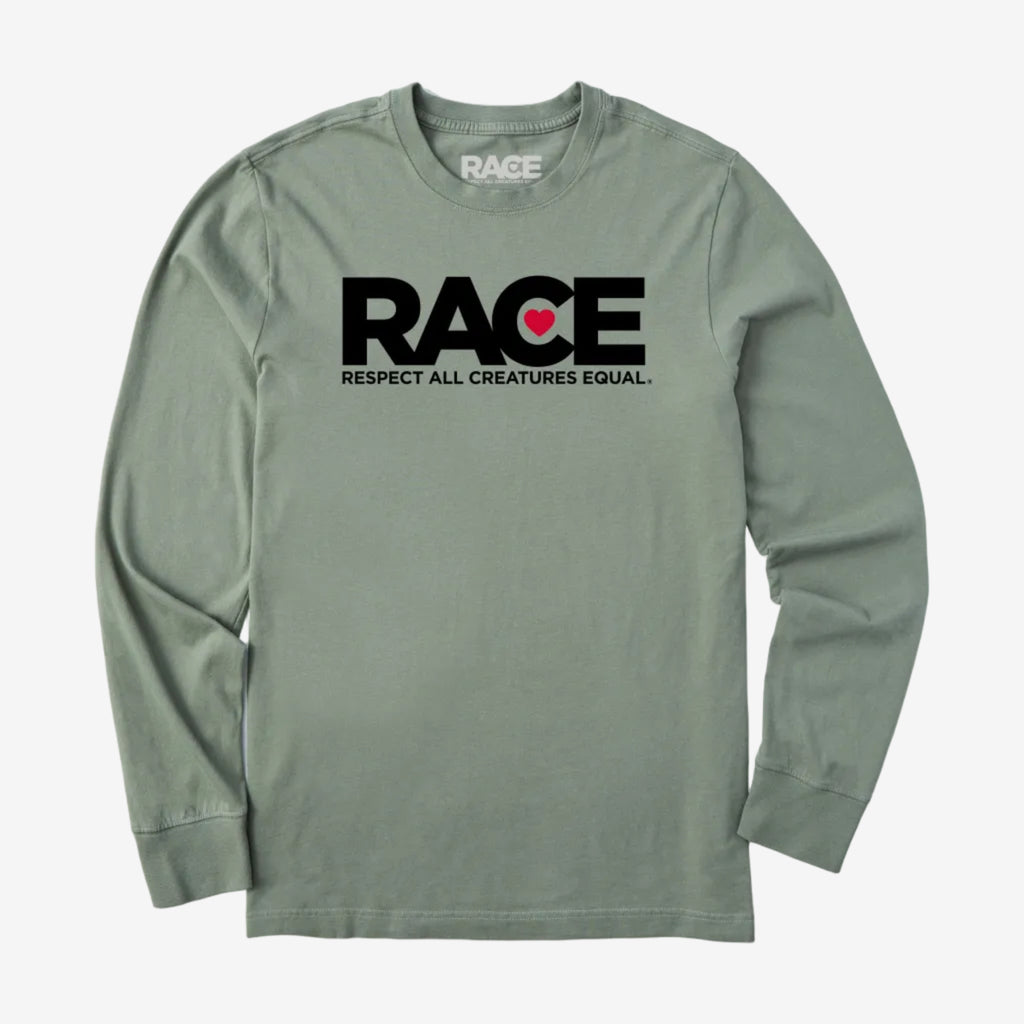 Men's Moss RACE Black Logo Long Sleeve
