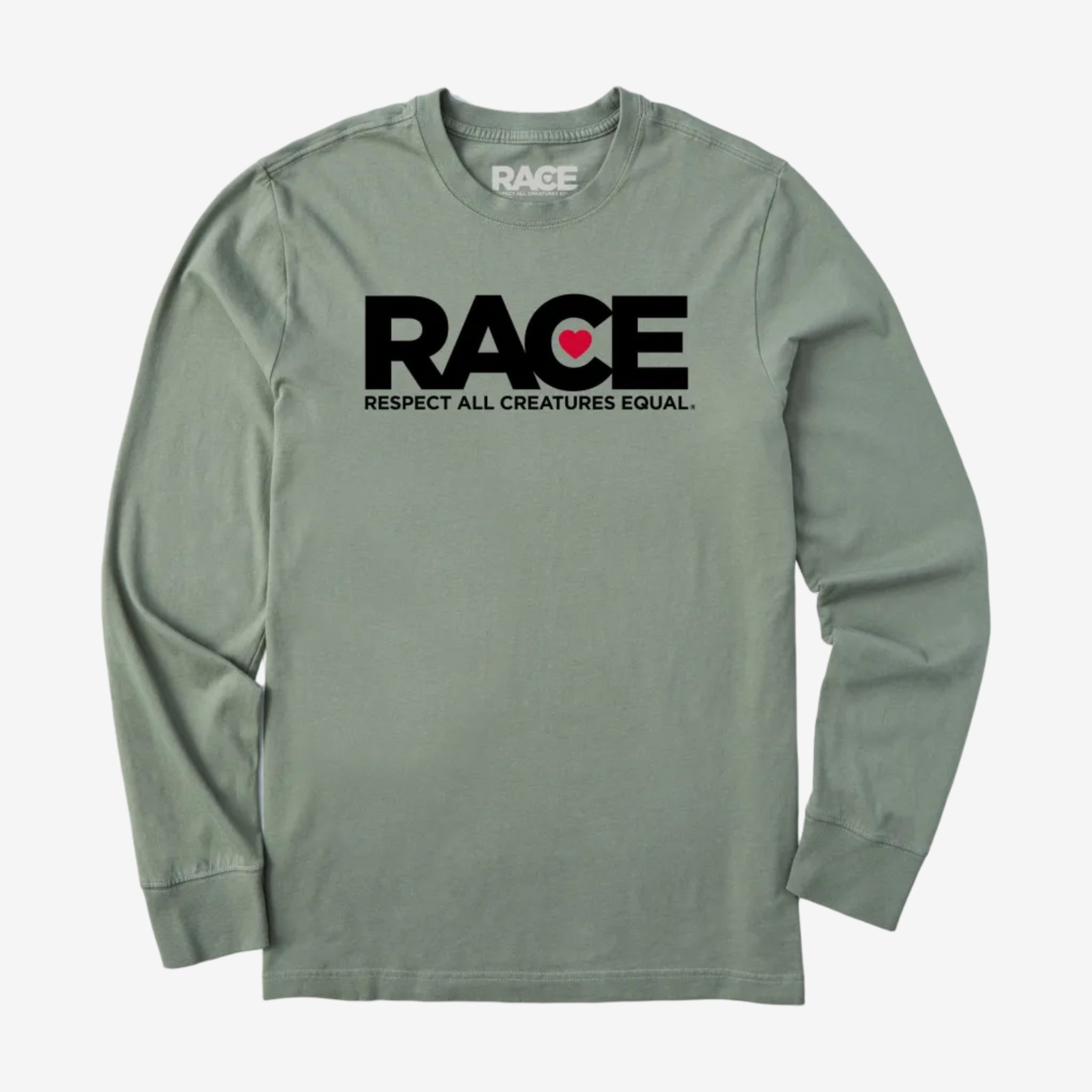 Men's Moss RACE Black Logo Long Sleeve