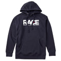 Unisex Navy R.A.C.E White Logo Hoodie