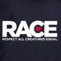 Unisex Navy R.A.C.E White Logo Hoodie