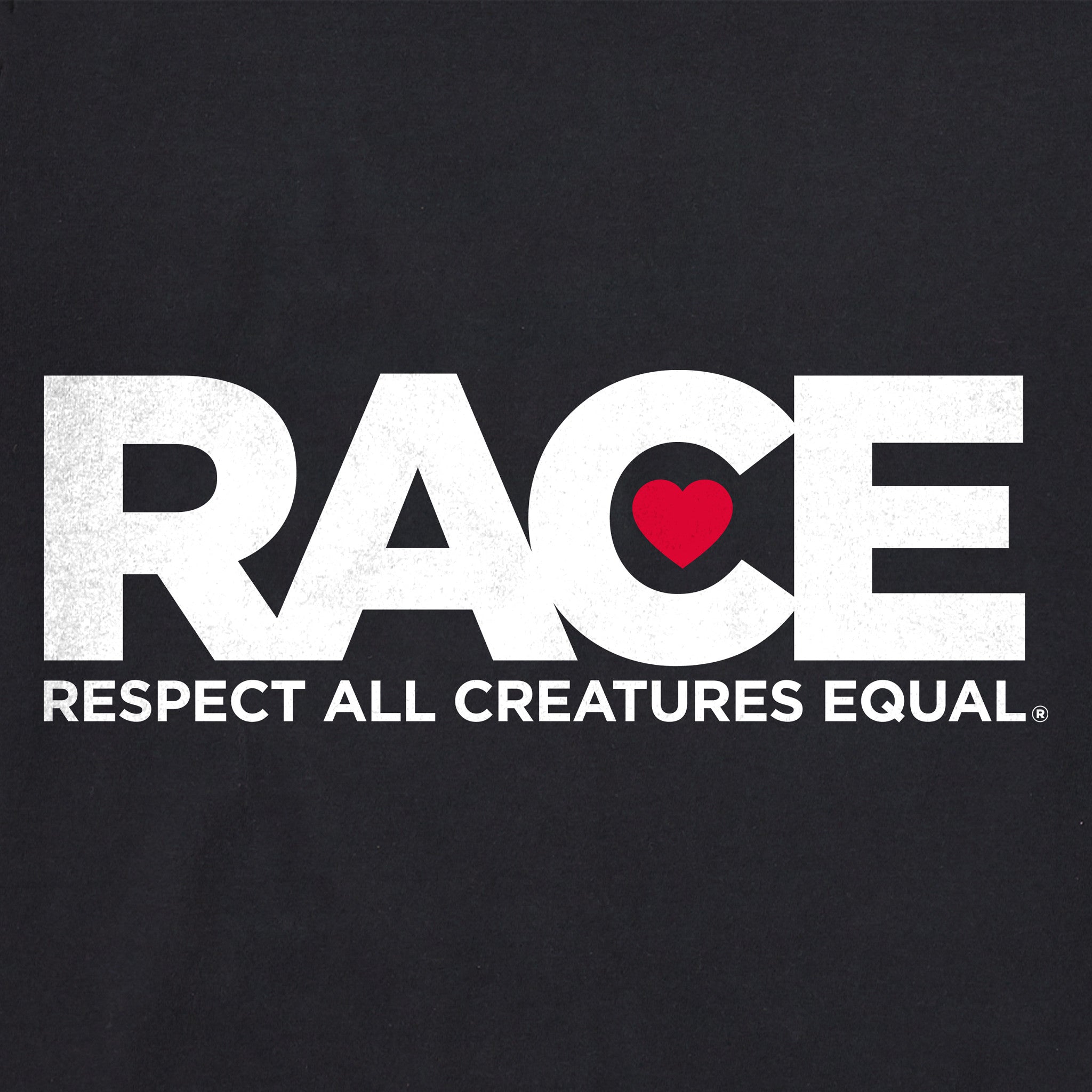 Women's Lightweight Black RACE White Logo Short Sleeve