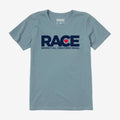 Women's Lightweight Blue RACE Navy Logo Short Sleeve